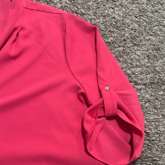 PLUS SIZE Calvin Klein Bold Pink Top - Picture 4 of 8